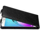 Funda para Samsung Galaxy A3 2016 in NEGRO ANTRACITA - Cubierta Proteccion Estilo Flip con Cierre Magnetico - Etui Case Cover Carcasa