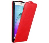 Funda para Samsung Galaxy A5 2016 in ROJO MANZANA - Cubierta Proteccion Estilo Flip con Cierre Magnetico - Etui Case Cover Carcasa