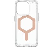 Urban Armor Gear Plyo Magsafe funda para teléfono móvil 15,5 cm (6.1 pulgadas pulgadas) Oro rosa, Transparente
