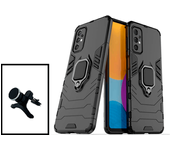 Kit de soporte magnético de automóvil fortalecido + 3x1 Cubierta de defensor militar