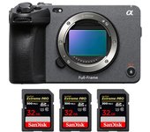 FX3 + 3 SanDisk 32GB Extreme PRO UHS-II SDXC 300 MB/s + PDF MCZ DIRECT 20 TÉCNICAS PARA MEJORAR SUS