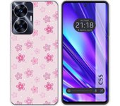 Funda Silicona Realme C55 Flores