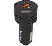 Greene Cargador de coche Encendedor Carga rápida 3.0 USB 18W Negro