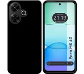Funda Silicona Negra Xiaomi Poco M6 4G