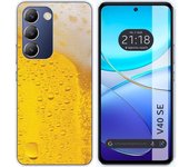 Funda Silicona Vivo V40 SE 5G Cerveza