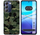 Funda Silicona Vivo V40 SE 5G Camuflaje