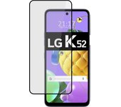 Protector Cristal Templado Completo 5D Full Glue Negro para Lg K52 Vidrio