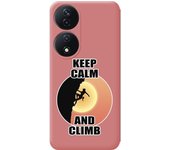 Funda Silicona Líquida Rosa Honor X7b Mujer Escalada