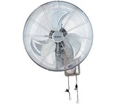 Ventilador de Pared Industrial 150W Oscilante Alta Potencia Bajo Ruido 45cm