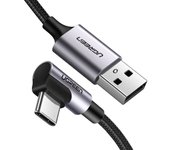 Ugreen 50942 cable USB 2 m USB 2.0 USB A USB C Negro