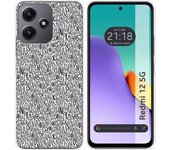 Funda Silicona Xiaomi Redmi 12 5G Letras
