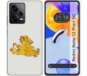 Funda Silicona Xiaomi Redmi Note 12 Pro+ Plus 5G Leones