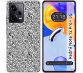 Funda Silicona Xiaomi Redmi Note 12 Pro+ Plus 5G Letras