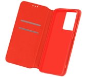 Funda Samsung Galaxy S21 Ultra libro billetera F. Soporte – Rojo