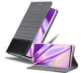 Funda Libro para Xiaomi Mi MIX 2 en GRIS NEGRO - Cubierta Proteccion con Cierre Magnetico, Tarjetero y Funcion de Suporte - Etui Case Cover Carcasa