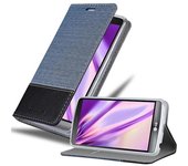 Funda Libro para LG G3 STYLUS en AZUL OSCURO NEGRO - Cubierta Proteccion con Cierre Magnetico, Tarjetero y Funcion de Suporte - Etui Case Cover Carcasa