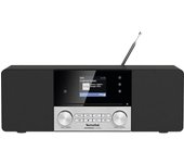 TechniSat DIGITRADIO 3 VOICE Radio de mesa DAB+, FM AUX, CD, DAB+, FM, función de carga de batería U