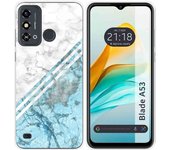 Funda Silicona ZTE Blade A53 Mármol 02