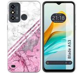 Funda Silicona ZTE Blade A53 Mármol 03