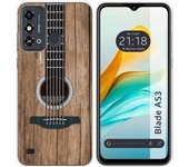 Funda Silicona ZTE Blade A53 Madera 11