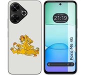 Funda Silicona Xiaomi Poco M6 4G Leones