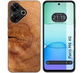 Funda Silicona Xiaomi Poco M6 4G Madera 04