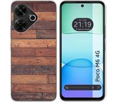 Funda Silicona Xiaomi Poco M6 4G Madera 03