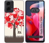 Funda Silicona Motorola Moto G04 / G24 Pajaritos