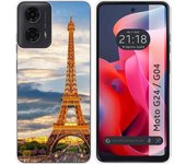 Funda Silicona Motorola Moto G04 / G24 Paris