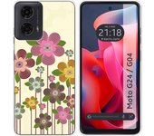 Funda Silicona Motorola Moto G04 / G24 Primavera En Flor