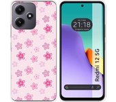 Funda Silicona Xiaomi Redmi 12 5G Flores