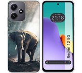 Funda Silicona Xiaomi Redmi 12 5G Elefante