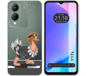 Funda Silicona Vivo Y17s Avestruz