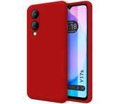 Funda Silicona Líquida Vivo Y17s Roja