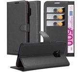Funda Libro para Huawei MATE 20 PRO en NEGRO FANTASMA - Cubierta Proteccion con Cierre Magnetico, Tarjetero y Funcion de Suporte - Etui Case Cover Carcasa