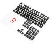 REDRAGON A130B-SP SCARAB BLACK, Keycaps de PBT tipo Pudding color Negro