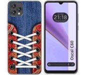 Funda Silicona Transparente Blackview Oscal C60 Zapatillas 11