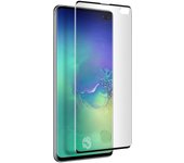 Cristal templado curvo Galaxy S10 Plus + Aplicador - Negro