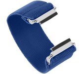 Correa Samsung Galaxy Watch 4 Nailon Tejido Ajustable Azul