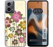 Funda Silicona Motorola Moto G34 5G Primavera En Flor