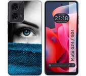Funda Silicona Motorola Moto G34 5G Ojo