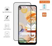 Protector Cristal Templado Completo 5D Full Glue Negro para Lg K61 Vidrio