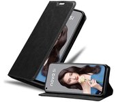 Funda Libro para Huawei NOVA 5i / P20 LITE 2019 en NEGRO ANTRACITA - Cubierta Proteccion con Cierre Magnetico, Tarjetero y Funcion de Suporte - Etui Case Cover Carcasa
