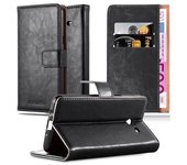 Funda Libro para Samsung Galaxy J5 2017 US Version en NEGRO GRAFITO - Cubierta Proteccion con Cierre Magnetico, Tarjetero y Funcion de Suporte - Etui Case Cover Carcasa