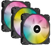 Corsair SP120 RGB ELITE Carcasa del ordenador Ventilador 12 cm Negro 3 pieza(s)