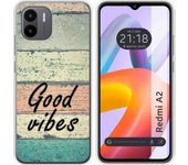 Funda Silicona Xiaomi Redmi A2 Madera 01