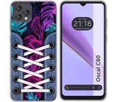 Funda Silicona Transparente Blackview Oscal C60 Zapatillas 07