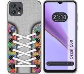 Funda Silicona Transparente Blackview Oscal C60 Zapatillas 04