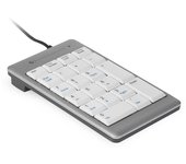 BakkerElkhuizen UltraBoard 955 Numeric teclado numérico PC USB Plata, Blanco