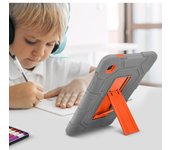 Funda Carcasa Samsung Galaxy Tab A7 Lite Antigolpes Soporte Gris